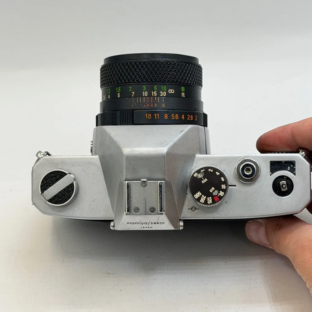 Mamiya Sekor DSX 500 35mm SLR Film Camera with Auto Mamiya-Sekor SX 50mm f2 Read